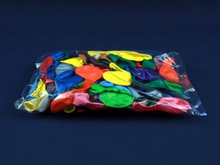 Balony 12" metalowe, per³owe 100szt. mix kolorów