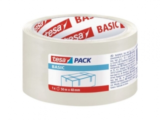 Taśma pakowa TESAPACK BASIC 50m x 48mm transparent