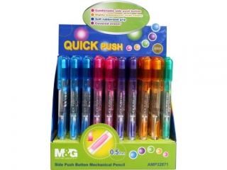 O³ówek automatyczny M&G Quick Push 0,5 mm (MP3280i) display