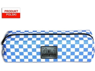 Piórnik WAR - 611 niebieski kratka klocek