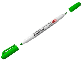Pisaki 2-stronne do biaych tablic TOMA,  0,5 i 0,8mm, zielo