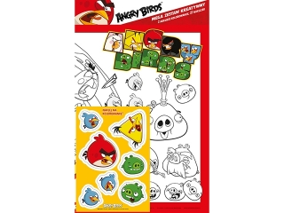Mega zestaw kreatywny A2 z naklejkami Angry Birds Classic