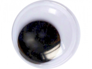 Oczy samoprzylepne czarne 10mm bez rz�s okr�g�e 30szt.