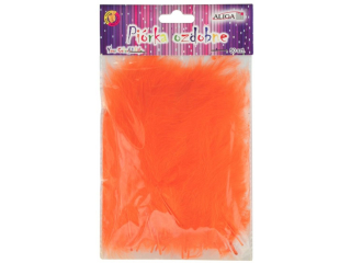 Piórka Pomarańczowe (P-081) 10-12cm op 50szt