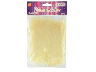Piórka Ecru (P-070) 10-12cm op 50szt