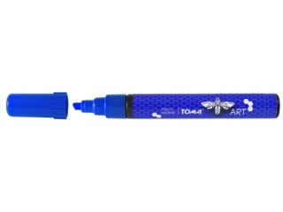 Marker akrylowy TOMA 2,5mm ¶ciêty - niebieski