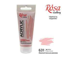 ROSA GALLERY FARBA AKRYLOWA NAPLES ROSE 631 60 ML [opakowanie=4szt]