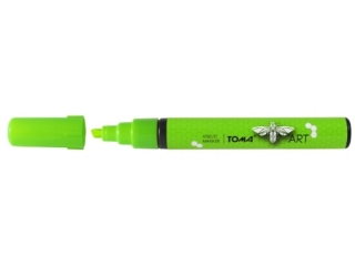 Marker akrylowy TOMA 2,5mm ¶ciêty - zielony jasny