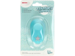 Dziurkacz ozdobny rozmiar: 1, 6cm  wz�r:gwiazda
