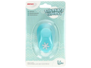 Dziurkacz ozdobny rozmiar: 1, 6cm  wz�r: �nie�ynka