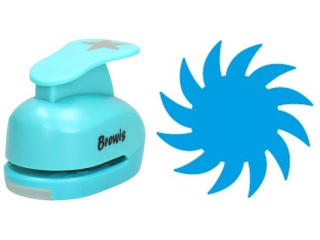 Dziurkacz ozdobny rozmiar: 2, 5cm  wz�r: s�o�ce