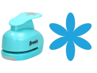 Dziurkacz ozdobny rozmiar: 2, 5cm  wz�r: kwiatek