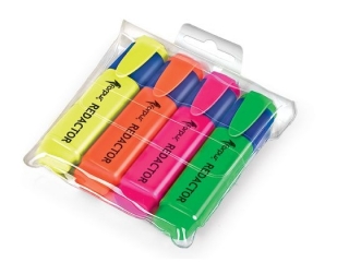 Zakre�lacz 4 kolory mix w etui REDACTOR FO52007