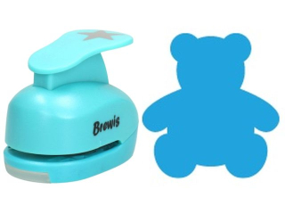 Dziurkacz ozdobny rozmiar: 2, 5cm  wz�r: mi�