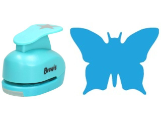 Dziurkacz ozdobny rozmiar: 2, 5cm  wz�r: motyl