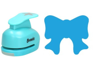 Dziurkacz ozdobny rozmiar: 2, 5cm  wz�r: kokarda