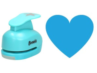 Dziurkacz ozdobny rozmiar: 2, 5cm  wz�r: serce