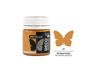 ROSA TALENT FARBA AKRYLOWA METALICZNA ANTIQUE GOLD 51 20 ML [opakowanie=1szt]