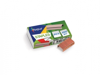 Zszywka 24/6 miedziowana FO61403 [opakowanie=10szt]