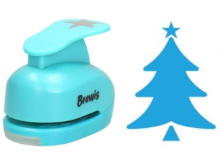 Dziurkacz ozdobny rozmiar: 2,5cm  wzr: choinka