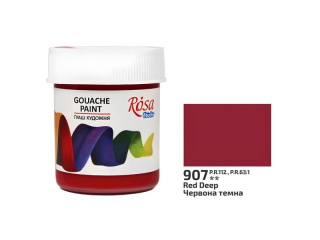 ROSA STUDIO FARBA GWASZOWA DARK RED 907 40 ML [opakowanie=1szt]