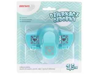 Dziurkacz ozdobny brzegowy  rozmiar: 2, 5cm  wz�r: nr 1