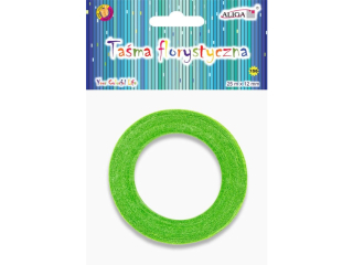 Taśma florystyczna MT-1221 jasnozielona 12mm x 25m