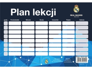 Plan lekcji RM-108 Real Madrid 3
