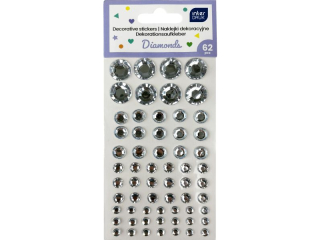 Naklejki dekoracyjne 62szt.DIAMONDS