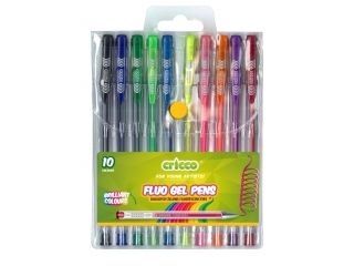 Dugopisy elowe fluorescencyjne CRICCO 10 kolorw
