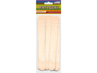 Patyczki PK-4819 bezbarwne rozm.250X30X1, 6mm, op.12szt.