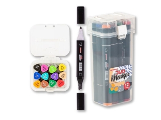 Marker PENMATE Duo komplet 12 kolorów