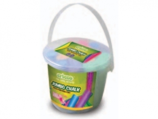 Kreda kolorowa Jumbo CRICCO 20 sztuk wiaderko