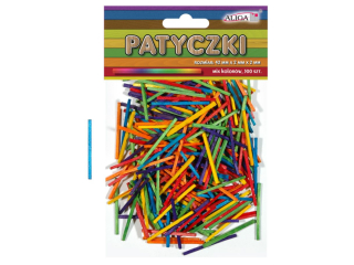Patyczki PK-0173 mix kolorw op. 500 szt. 42x2x2mm