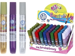 Klej brokatowy ASTRA 10,5 ml - display 60 sztuk