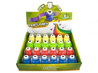 Dziurkacz dekoracyjny mini Craft CRICCO [opakowanie=24szt]