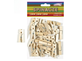 Spinacze SPIN-0722 bezbarwne op.25szt. 35mm