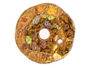 Cekiny hologramowe rozmiar: 6mm waga: 10g  kolor: miedziany