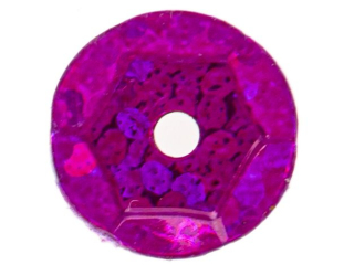 Cekiny hologramowe rozmiar: 6mm waga: 10g kolor: różowy