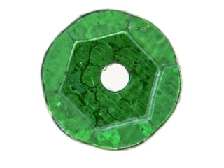 Cekiny hologramowe rozmiar: 8mm waga: 10g  kolor: zielony