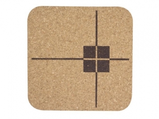 PODKADKA KORKOWA OBIADOWA Z NADRUKIEM LINIE 290X290X3MM [opakowanie=20szt]