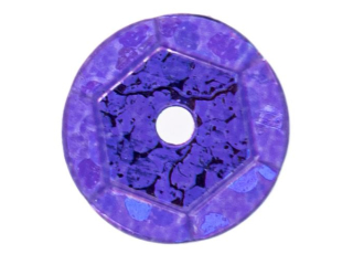 Cekiny hologramowe rozmiar: 8mm waga: 10g kolor: fioletowy