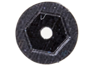 Cekiny hologramowe rozmiar: 8mm waga: 10g  kolor: czarny