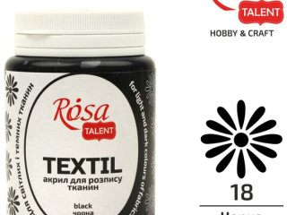 ROSA TALENT FARBA DO TKANIN BLACK 18 80 ML