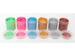 Farby dekoracyjne Astra o połysku perłowym 6 kol x 20 ml STANDARD BOX