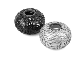 Kubek magnetyczny na spinacze siatka srebrny FO30574 [opakowanie=12szt]