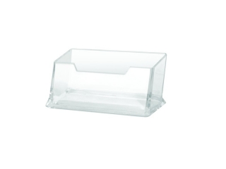 Wizytownik akrylowy na wizyt�wki transparent FO30513   [opakowanie=12szt]