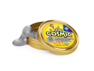 Inteligentna plastelina Dr Cosmic metaliczna - srebrna "Płyn