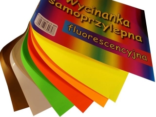 Wycinanka A4 samop. fluorescencyjna NOWOŚĆ