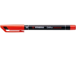 Foliopis OHP STABILO czerwony M